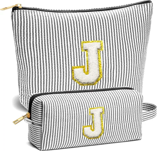 Miniatura 50 de Set de Bolsos de Maquillaje de Viaje - Bolso Inicial de Aseo de Viaje, Bolso de Cosméticos Portátil Bolso de Maquillaje de Viaje con Artículos Azul