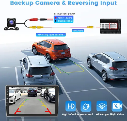 Miniatura 8 de Roinvou [2G+64G] Radio Android para Toyota Corolla EX 2005-2012 Carplay inalámbrico/Android Auto, pantalla táctil de 9 pulgadas para Corolla