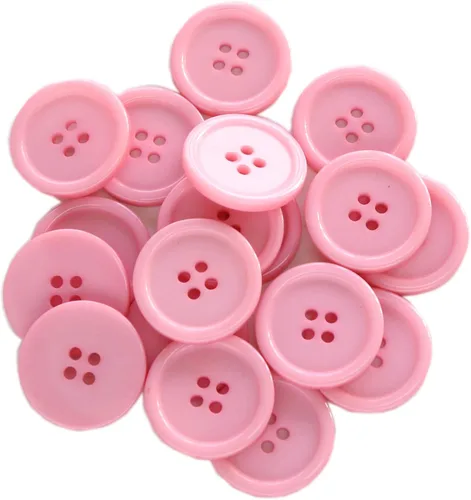 Miniatura 13 de GANSSIA Botones de 1 pulgada (25mm) redondos de 4 agujeros para costura, botón de color beige de respaldo plano, para manualidades DIY, paquete