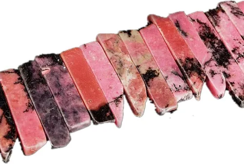 Miniatura 8 de Cuentas de cristal de amatista natural, tira plana irregular, cuentas sueltas de palo para hacer joyas, cristal curativo, pulido o crudo en la parte