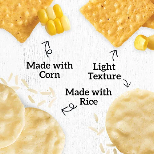 Miniatura 4 de Good Thins Paquete variado de galletas de arroz y maíz sin gluten, 4 cajas
