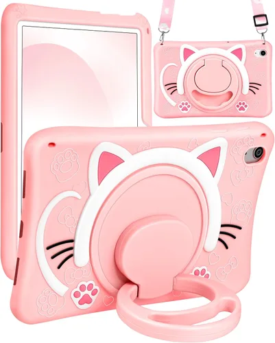 Wazzasoft para iPad A16 Funda/Funda de 10ª Generación - Funda de Tablet de Silicona Suave para iPad 11 11 Pulgadas/10 10.9 Pulgadas Funda para Rosa