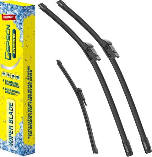Miniatura 39 de GSPSCN 2 limpiaparabrisas de repuesto para Cooper R55, R56, R57, 2013, 2014, 2015, 19 + 18 pulgadas (juego de 2)
