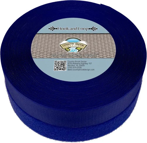 Miniatura 16 de Country Brook Design Cierre de velcro para coser no adhesivo de 2 pulgadas (beige, 50 yardas)