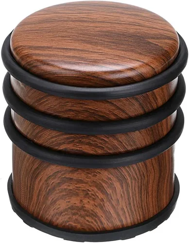 Sumnacon Tope de Puerta de Piso de Servicio Pesado Sin Taladro, Topes de Puerta de Acero Inoxidable Duraderos Con Goma Antideslizante - Cuña de