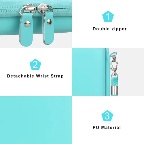 Miniatura 6 de Canboc Funda para cámara digital CAMKORY/Sevenat/Lecran/Besungo/VAHOIALD/BEVLXNIV/IWEUKJLO para niños y otras cámaras compactas portátiles