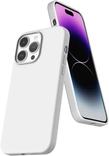 Miniatura 29 de Funda de silicona líquida compatible con iPhone 11 (6.1 pulgadas), cubierta de goma de gel de protección completa con forro de microfibra suave