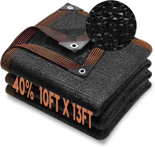 Miniatura 11 de DGSL Cubierta de tela de 40% sombra para invernadero con ojales, lona de malla de 10 pies x 16.4 pies para pérgola, plantas de patio, gallinero