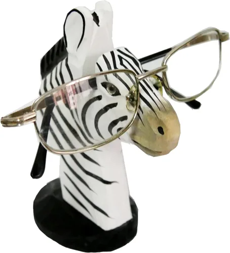 Miniatura 9 de Red Dollar Soporte para anteojos de animales tallados en madera hecha a mano, lindo soporte de exhibición de lentes de sol, mesita de noche