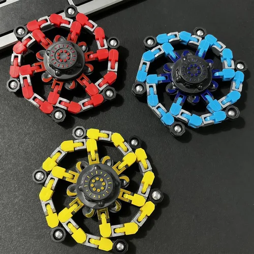 Miniatura 6 de 12 piezas Fidget Spinners Transformables Juguetes Fidget Avanzados para Niños para Alivio del Estrés Fidget Spinners Ideales como Juguetes