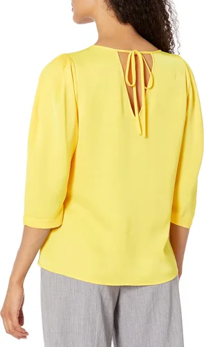 Miniatura 2 de Karl Lagerfeld Paris Womens Soft Cut Out Back Blouse