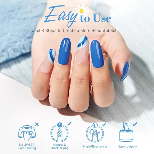Miniatura 5 de AzureBeauty Kit de iniciación de polvo de inmersión para uñas, color azul, rojo, verde, purpurina, 31 piezas, 20 colores, polvo de inmersión