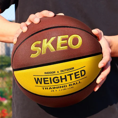 Miniatura 7 de SKEO Weighted Basketball, 2.2/3/3.3LBS 28.5"/29.5" Trainer Heavy Basketballs Made of Composite, Indoor Outdoor Training Ball for Improving Handling