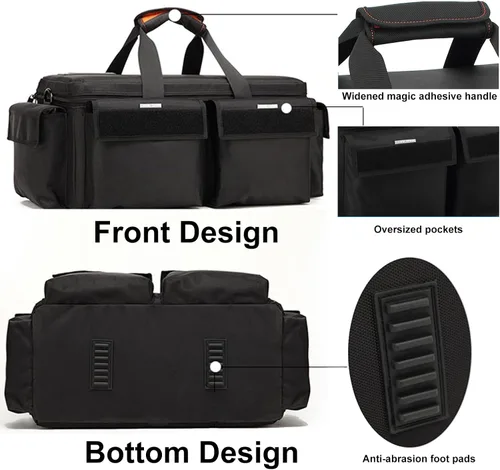 Miniatura 7 de Bolsa grande para cámara, bolsa de cubo Cine para equipo de cámara, fotógrafo, videógrafo, videógrafos, Negro, Moda