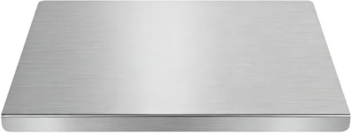 Miniatura 7 de Tabla de cortar de acero inoxidable de 16 x 11 pulgadas para cocina, tabla de cortar de metal antideslizante, apta para lavavajillas, uso de doble