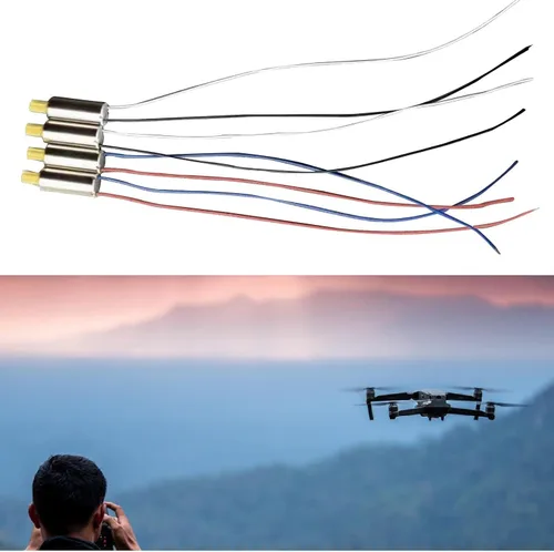 Miniatura 3 de Piezas de reparación del motor de drones RC Modificación positiva Motor negativo CW CCW Motor para E99 Drone, 4 unids