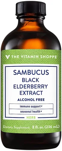 Miniatura 4 de The Vitamin Shoppe Sambucus Extracto de saúco negro (8 onzas líquidas)