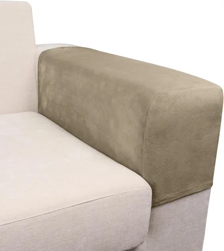 Miniatura 41 de Funda para Sofá de Terciopelo Elástico Funda de Cojín de Sofá 1 Pieza - Funda Deslizable Elástica Lavable para Asiento o Respaldo, Fundas de Asiento