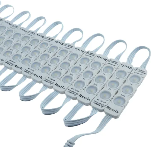 Miniatura 3 de Super brillante 110V 100pcs nuevo modelo 2835 3 LED módulo blanco cálido 120-150LM por módulo impermeable luz decorativa para letreros de letras