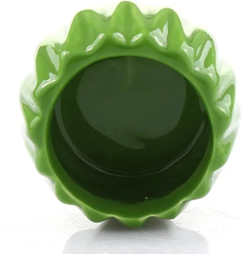 Miniatura 5 de Lucky bambú "Amor Dos Tallo arreglo con ronda Bote, Verde
