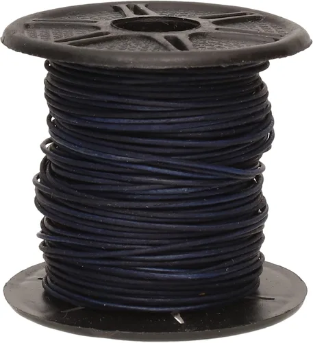 Miniatura 45 de The Beadsmith Cordón de cuero – Negro – Bobina de 0.039 in – 5 yardas/14.8 ft – Tanga de cuero indio ideal para trenzar, cuentas, collares, cordones