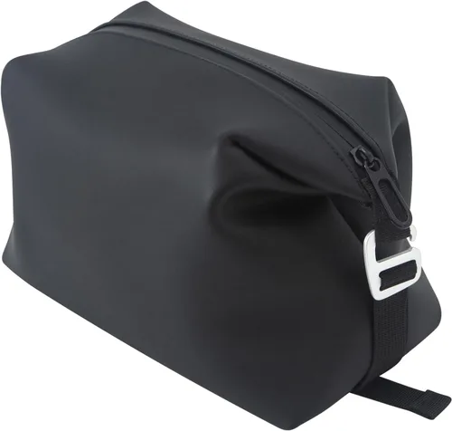 Neceser de silicona grande de 6 x 11 pulgadas y 6 litros, impermeable a prueba de fugas, organizador de viaje plegable, kit de Dopp alternativo para
