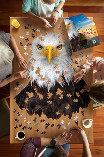 Miniatura 4 de Madd Capp Rompecabezas - I AM Eagle - 550 piezas - Rompecabezas en forma de animal
