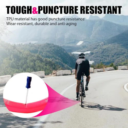 Miniatura 5 de RideNow TPU Road Bike Inner Tube, 2 Pack Gravel Bike Tube 700 x 32C-47C with 45mm/65mm/85mm Presta Valves, Ultra-Light Puncture Resistant Bicycle