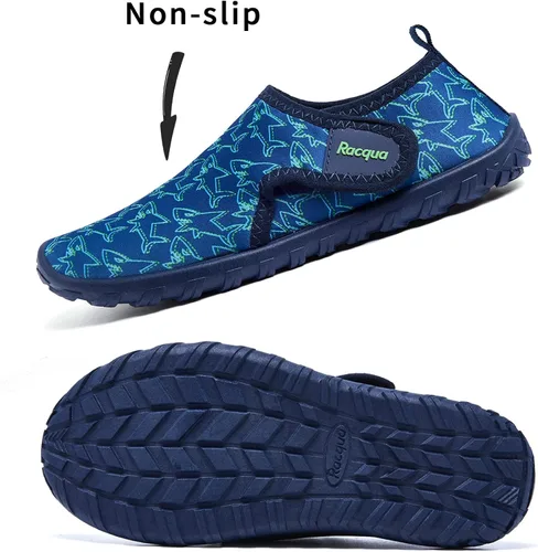 Miniatura 3 de Racqua Zapatos de agua para niños y niñas, de secado rápido, ligeros, deportivos, acuáticos (niños pequeñosniños grandes)