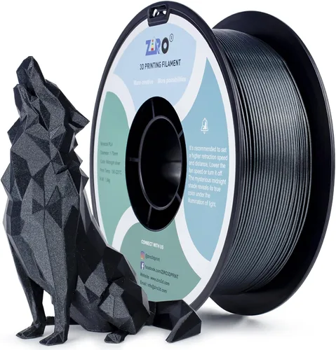 Miniatura 41 de ZIRO - Filamento para impresora 3D, 1.75mm de polilactida brillante con destellos, Serie Camaleón, efecto brillante con destellos, carrete de 1kg