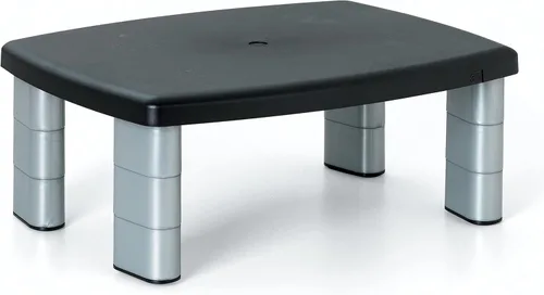 Miniatura 8 de Soporte ajustable para monitor 3M, altura ajustable de 1 pulgada a 5 7/8 pulgadas, sostiene 80 libras, 11 pulgadas de espacio entre columnas