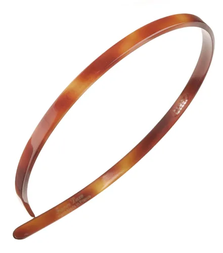 Miniatura 8 de Diadema marrón para mujer, France Luxe de 1/4 de pulgada, ultracómoda, delgada, África, ajuste flexible con dientes suaves antideslizantes, sujeción