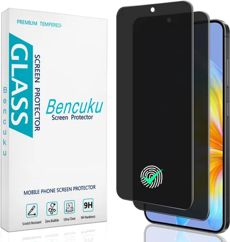 Miniatura 10 de (Paquete de 2 protectores de pantalla de privacidad para Samsung Galaxy A15 5G y Galaxy A15 de 6.5 pulgadas, vidrio templado antiespía, sin