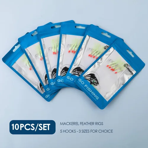 Miniatura 7 de 10 plataformas de pesca de mar preatadas con cuentas luminosas biónicos para insectos voladores, 10