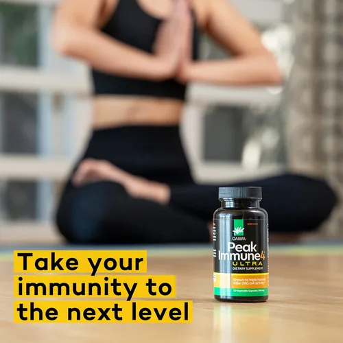 Miniatura 4 de Daiwa PeakImmune4 Suplemento natural de apoyo inmunológico Mejora la función de las células NK con extracto de micelio de salvado de arroz RBAC