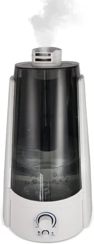Miniatura 8 de Humidificador de niebla fría para dormitorio y habitaciones pequeñas, boquilla silenciosa de rotación de 360°, ajustable, luz nocturna y apagado