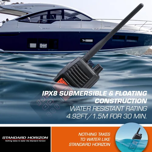 Miniatura 6 de Standard Horizon HX400IS - Radio VHF portátil intrínsecamente segura