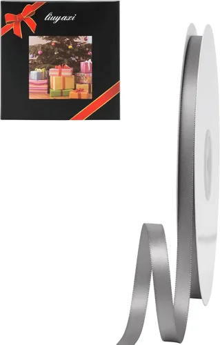 Miniatura 61 de LIUYAXI Cinta de Satén Dorada de Doble Cara 1/4" X 50 Yardas, Cintas Perfectas para Manualidades, Envoltura de Regalos, Fabricación de Lazos y Más