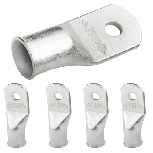 Miniatura 160 de SELTERM 5 piezas terminales de cable de cobre estañado 1/0 AWG perno de 1/2", extremos de cable de batería, terminales de anillo, conectores