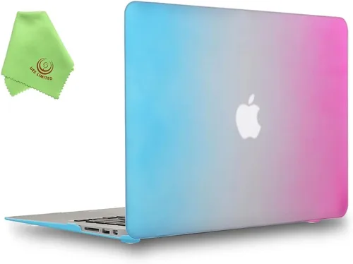 Miniatura 87 de Carcasa para MacBook Air de 13 pulgadas, UESWILL, carcasa rígida mate de tacto suave para MacBook Air de 13 pulgadas (Modelo A1466 / A1369) de Negro