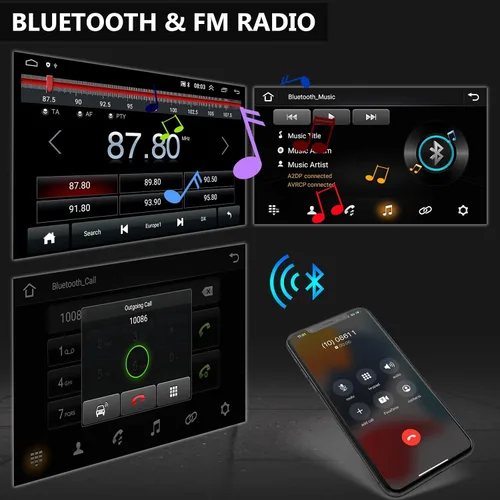 Miniatura 5 de Estéreo de coche Android para Ford Escape/Kuga y Mazda Tribute 2007-2012 - CarPlay con cable/inalámbrico y Android Auto, radio de pantalla táctil