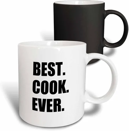 Miniatura 14 de 3dRose mug_179769_2 Best Cook Ever - Taza de cerámica con texto en inglés "Best Cook Ever" para los chefs más grandes del mundo y fanáticos