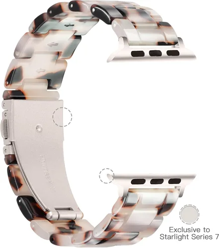 Miniatura 3 de YGTIECS Starlight - Correas para Apple Watch para mujer de 1.929 in 1.811 in 1.772 in 1.732 in 1.654 in 1.614 in 1.575 in 1.496 in, súper ligeras