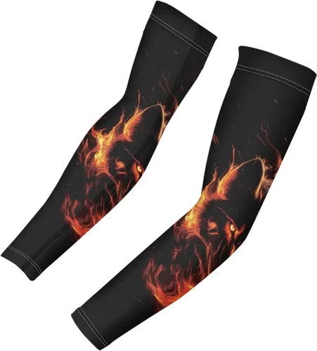 Miniatura 24 de Binienty Mangas de protección solar UV para mujeres y hombres, mangas deportivas refrescantes para golf, correr, ciclismo, senderismo