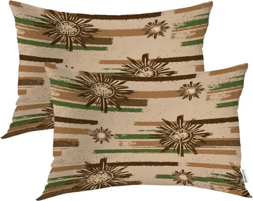 Miniatura 49 de Batmerry Black Cat Green Leaves Throw Pillow Covers, Cat Among Foliage Decorative Pillow Covers Digital Printing Blended Fabric for Couch Sofa Bed