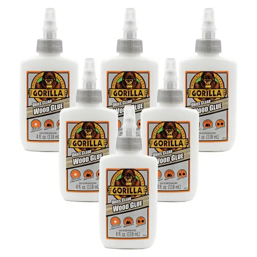 Miniatura 8 de Gorilla Pegamento para madera, color madera natural, botella de 4 onzas (paquete de 2) – Resistente al agua para proyectos y reparaciones