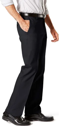 Miniatura 2 de Dockers - Pantalón de algodón elástico para hombre, ajuste recto, color caqui