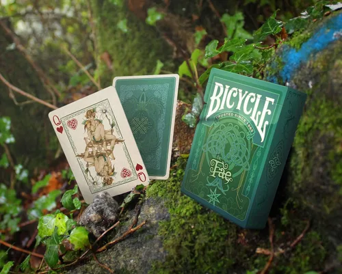 Miniatura 4 de Gent Supply - Juego de cartas Bicycle Creatures of The FAE, color verde