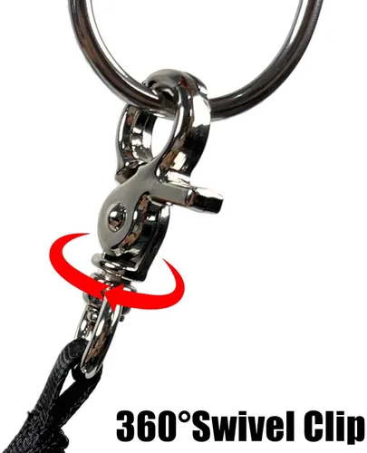 Miniatura 3 de Clip de seguridad de respaldo para collar de perro pequeño, clip de collar de punta para mini perros, deslizamiento suave de doble extremo