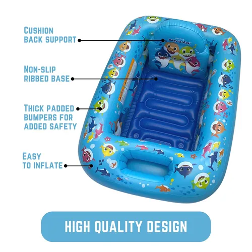 Nickelodeon Baby Shark Making a Splash - Bañera inflable para bebé